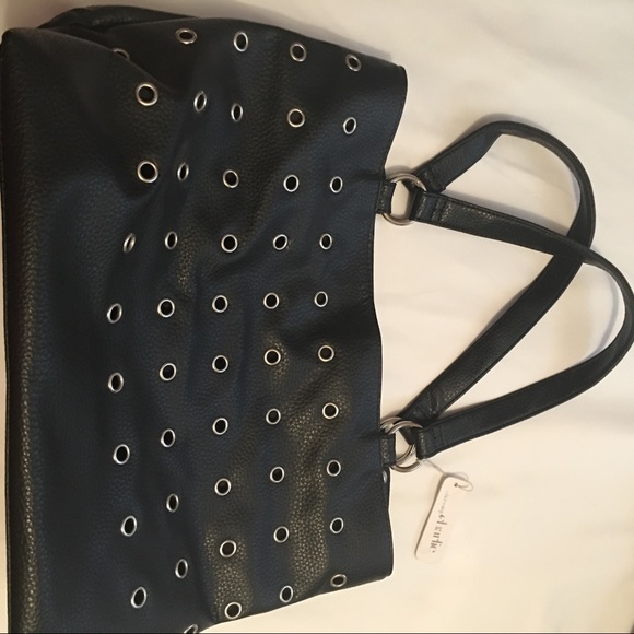 Charming Charlie Handbags - NWT Large Charming Charlie Black Hobo Purse